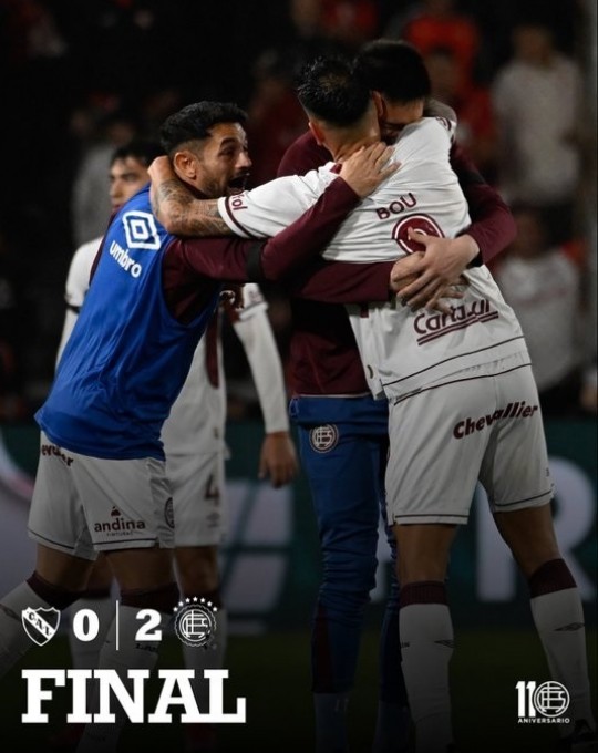 INDEPENDIENTE EN CAÍDA LIBRE Y LANÚS OBTUVO UNA GRAN VICTORIA 2-0