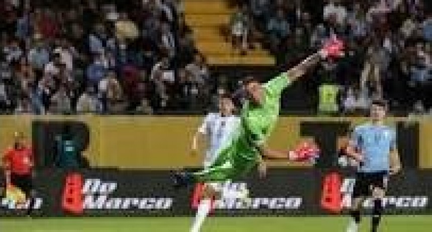 Argentina sin trabajar demasiado le gano 1-0 Uruguay