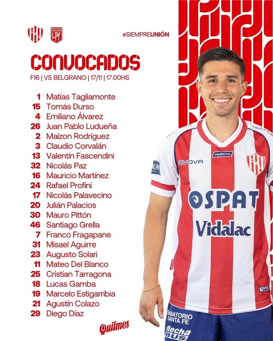 UNIÓN CON TARRAGONA BUSCA DEMOSTRAR SU MEJOR PERFORMANCE EN CÓRDOBA ANTE BELGRANO 